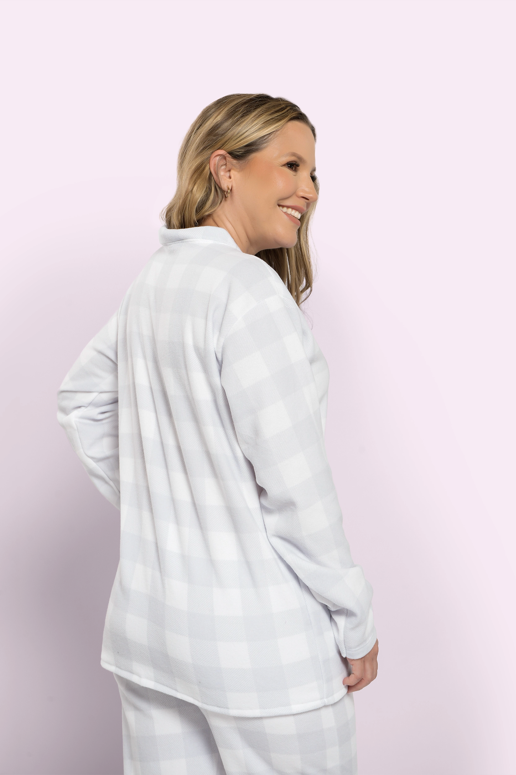 Pijama Dama Polar Gris