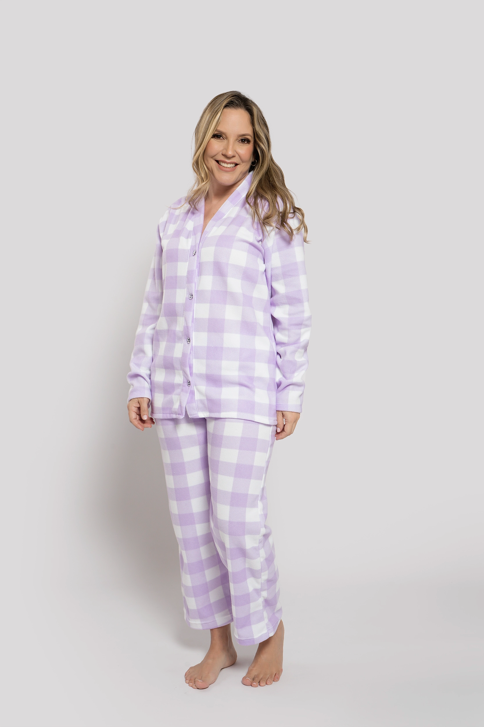 Pijama dama Polar Lila